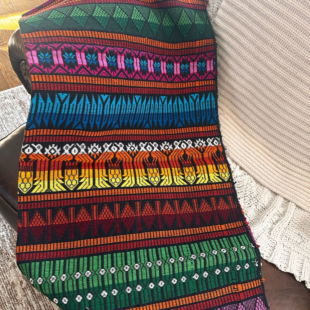 Fabric Colorful Patterned Textile - Picture 4 of 5